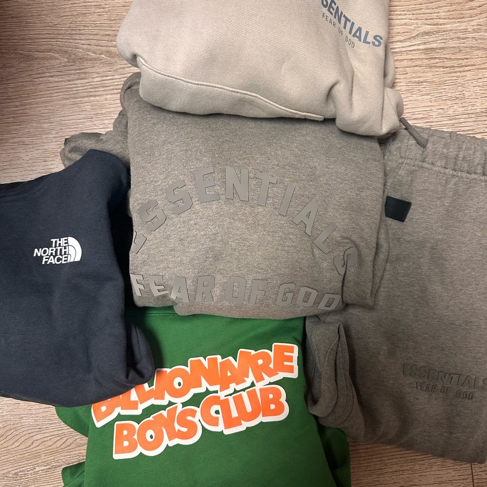 Essentials Kids hoodie lot